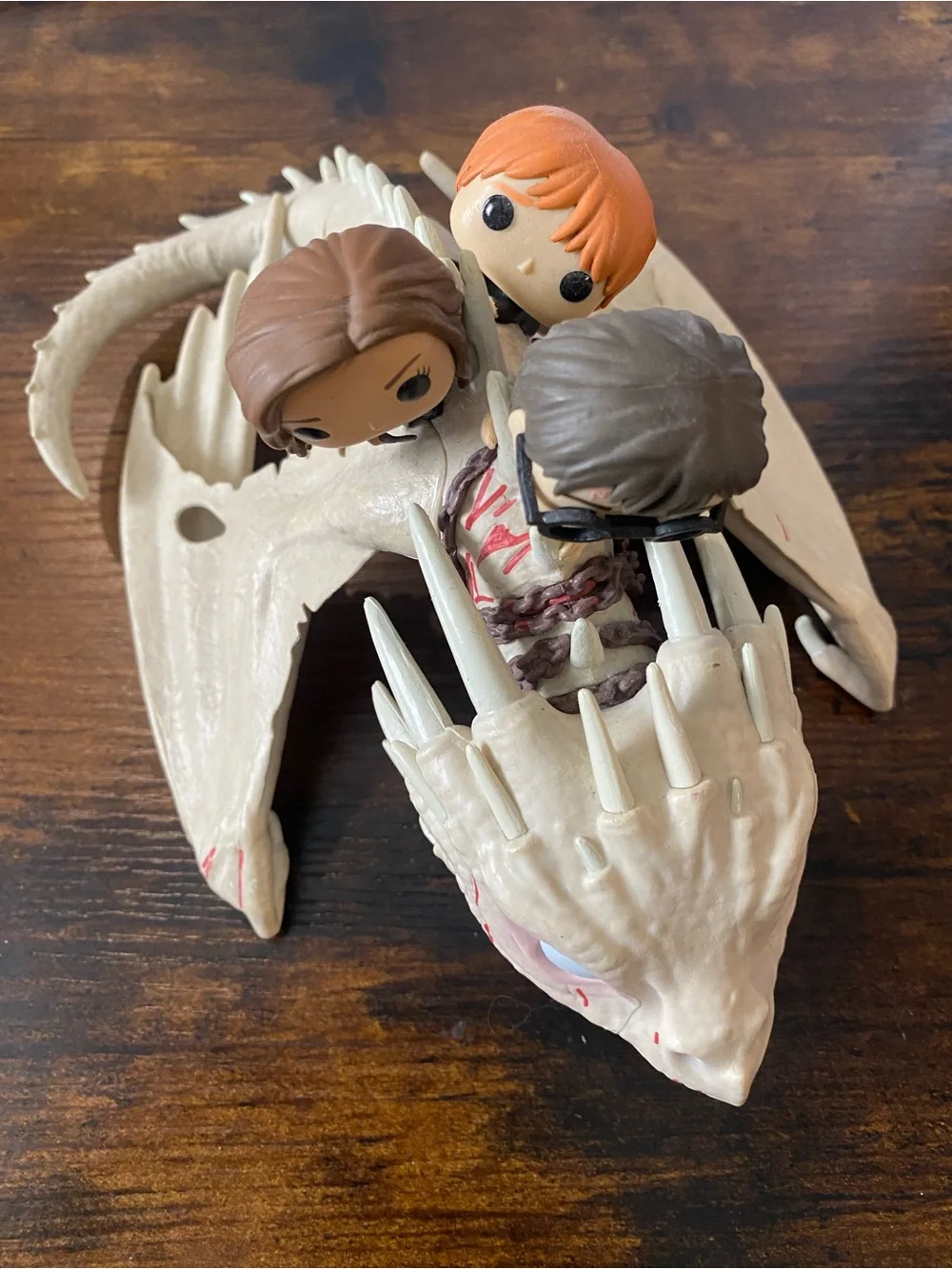 💥 Funko Pop! Rides: Harry Potter - Gringotts Dragon with Harry, Ron, & Hermione